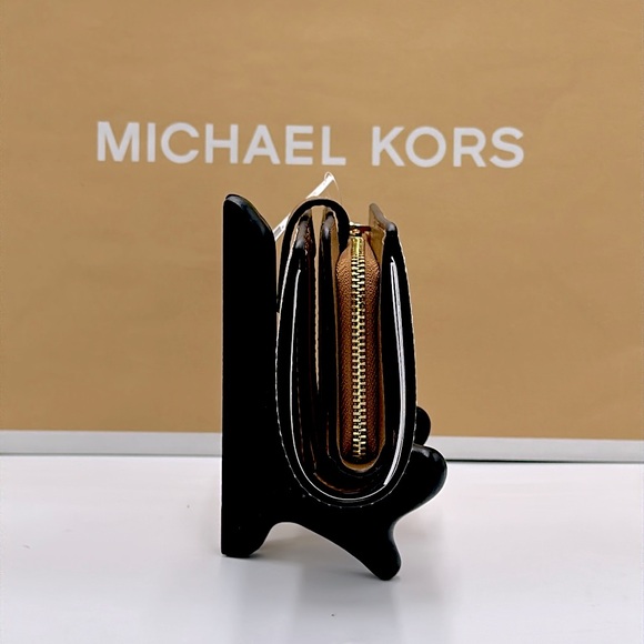 Michael Kors Medium Bifold Signature Logo Wallet Deer Multi Color - Picture 3 of 13